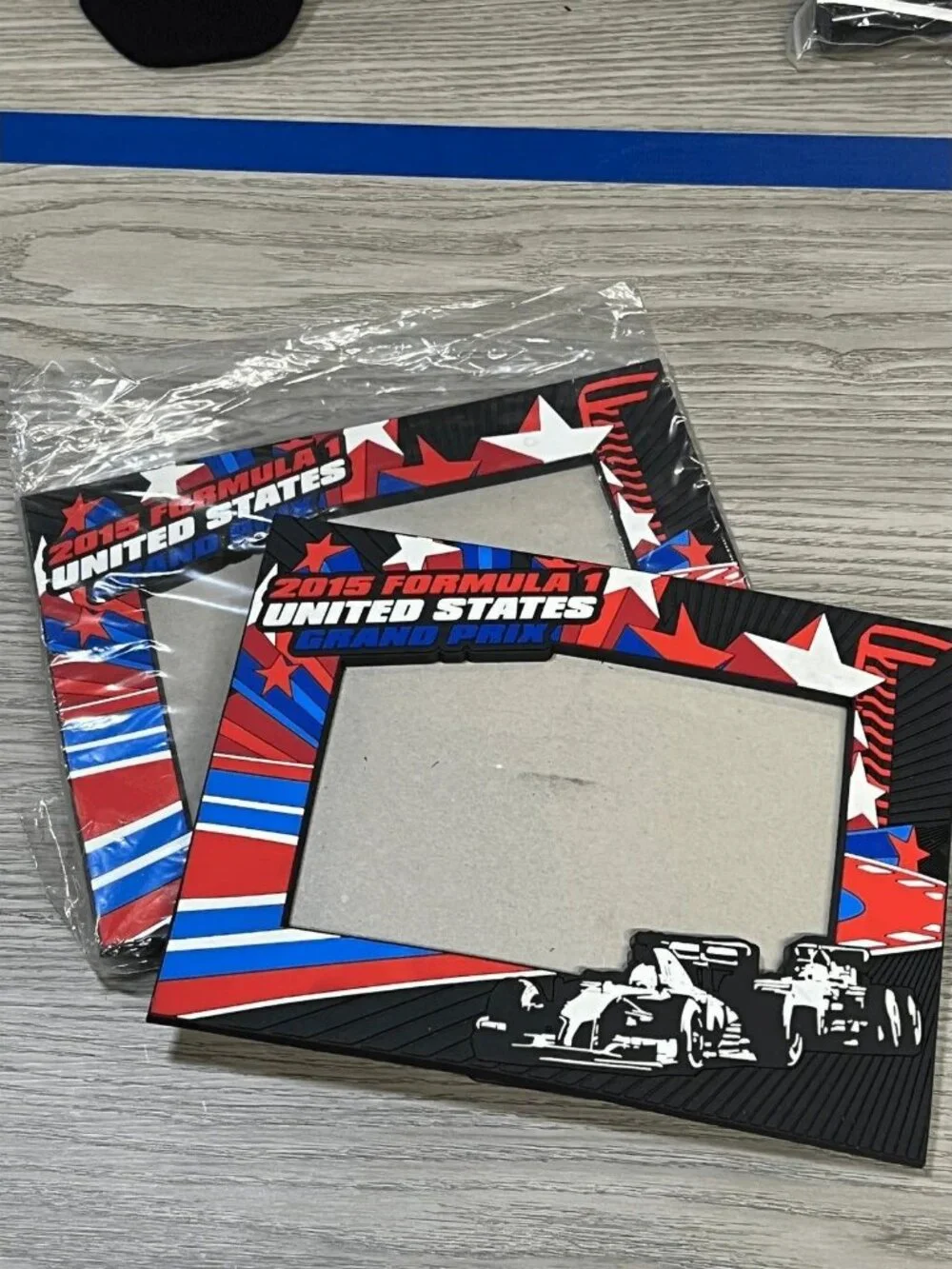 Formula 1 United States Grand Prix 2015 Photo Frame Lot 2 F1 Racing Memorabilia